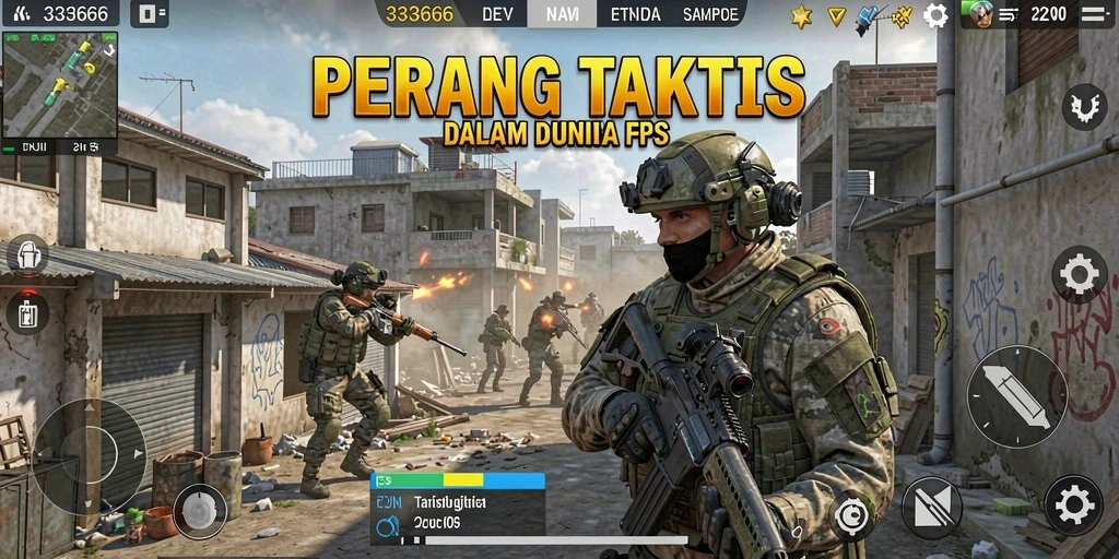 Gameplay menegangkan dalam <strong>333666</strong> yang menggugah semangat juang.