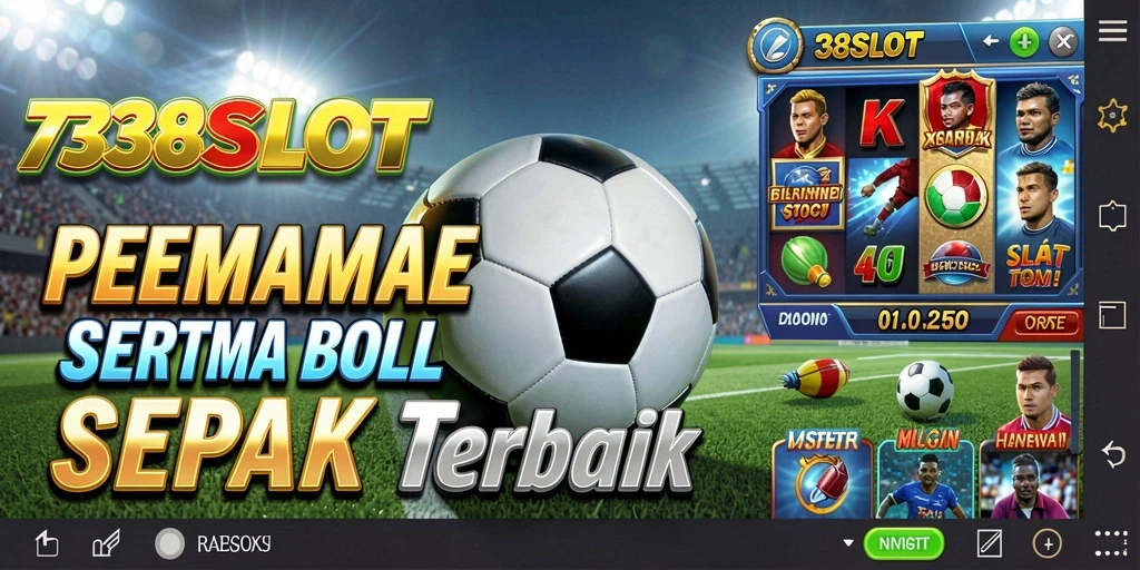 Tampilan gameplay <strong>738SLOT</strong> yang menegangkan dan penuh semangat olahraga.