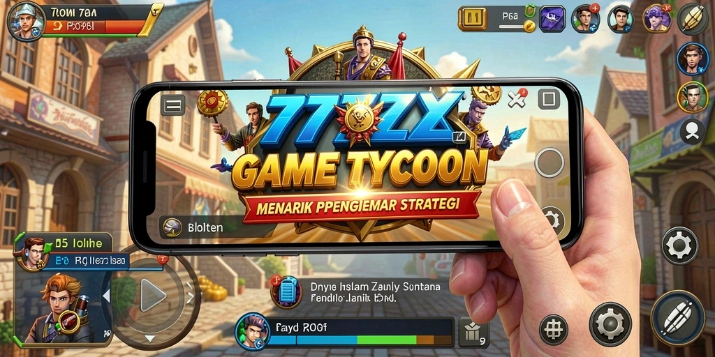 Tampilan gameplay 777ZX yang menarik dalam membangun bisnis.