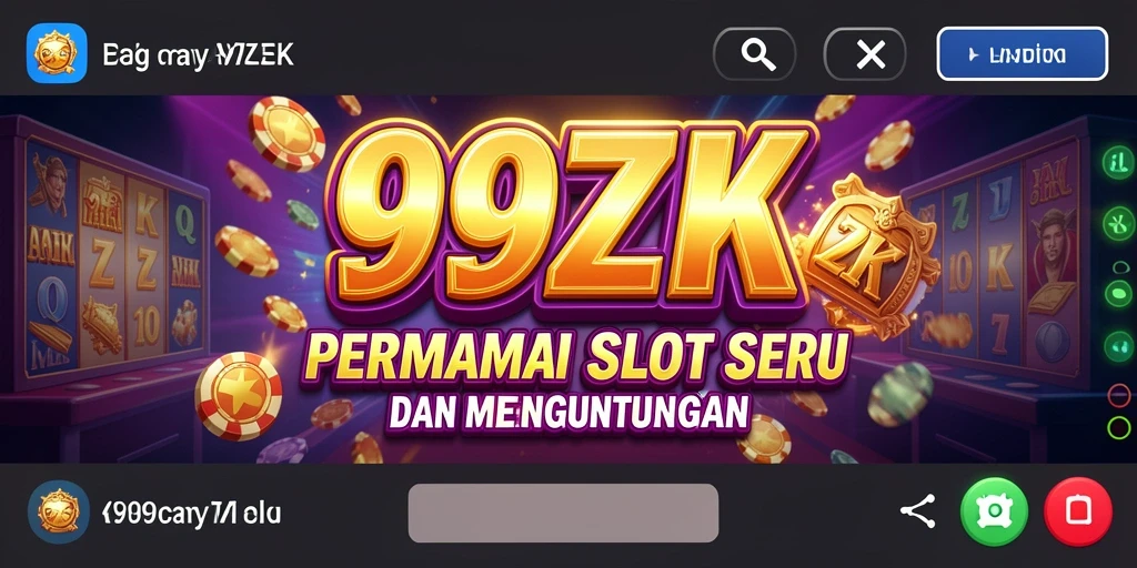 Screenshot utama menampilkan gameplay seru dari 999ZK.
