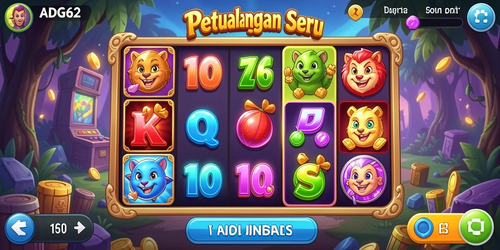 Screenshot gameplay ADG62 yang menampilkan keseruan bermain Slot.