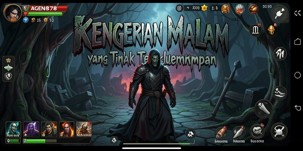 Gameplay AGEN878 menampilkan suasana kengerian yang mencekam.