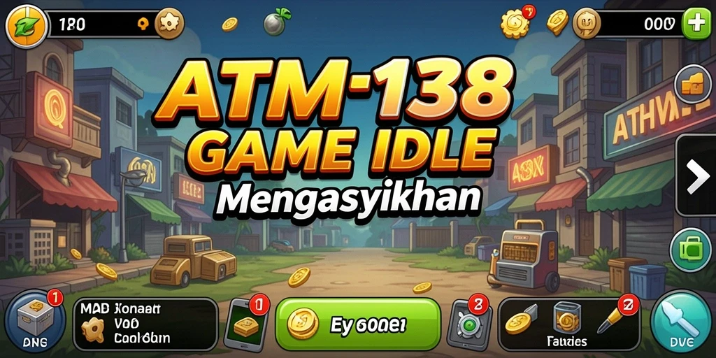 Screenshot gameplay ATM138 yang menampilkan fitur Idle yang menarik.