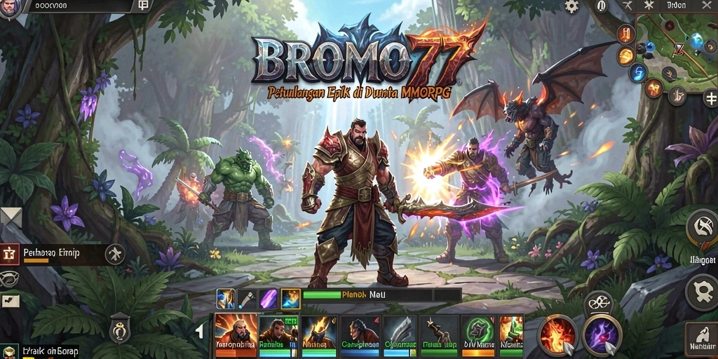 Gameplay seru BROMO77 dalam aksi dengan berbagai karakter unik.
