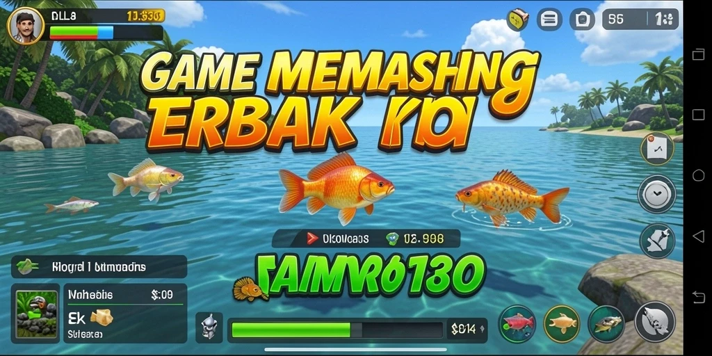 Gameplay seru di GILA138 dengan berbagai lokasi memancing.
