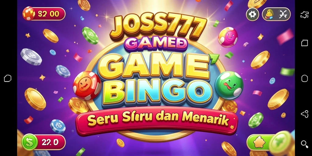 Tampilan gameplay JOSS777 yang menampilkan keseruan Bingo.