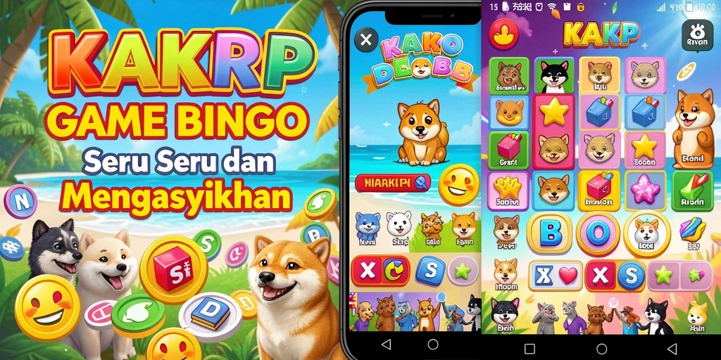 Screenshot gameplay Bingo yang seru dan interaktif di KAKRP.