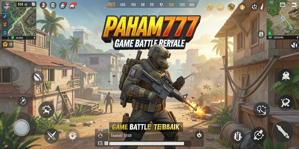 Tampilan gameplay seru dalam PAHAM777 Battle Royale.