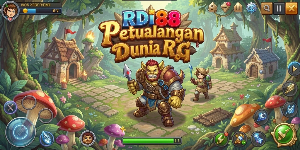 Tampilan menarik dari gameplay RDI88 dengan aksi pertarungan yang seru.