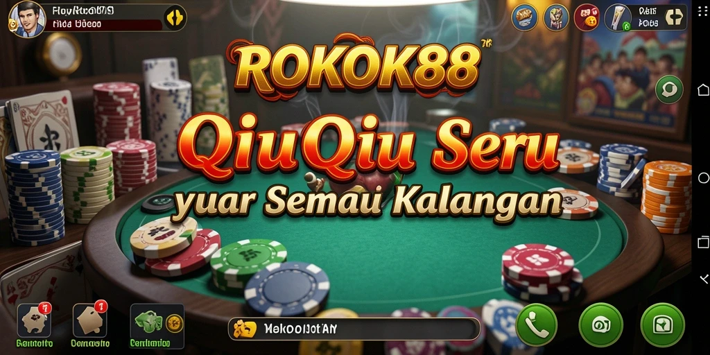 Tampilan gameplay QiuQiu yang seru dan interaktif.