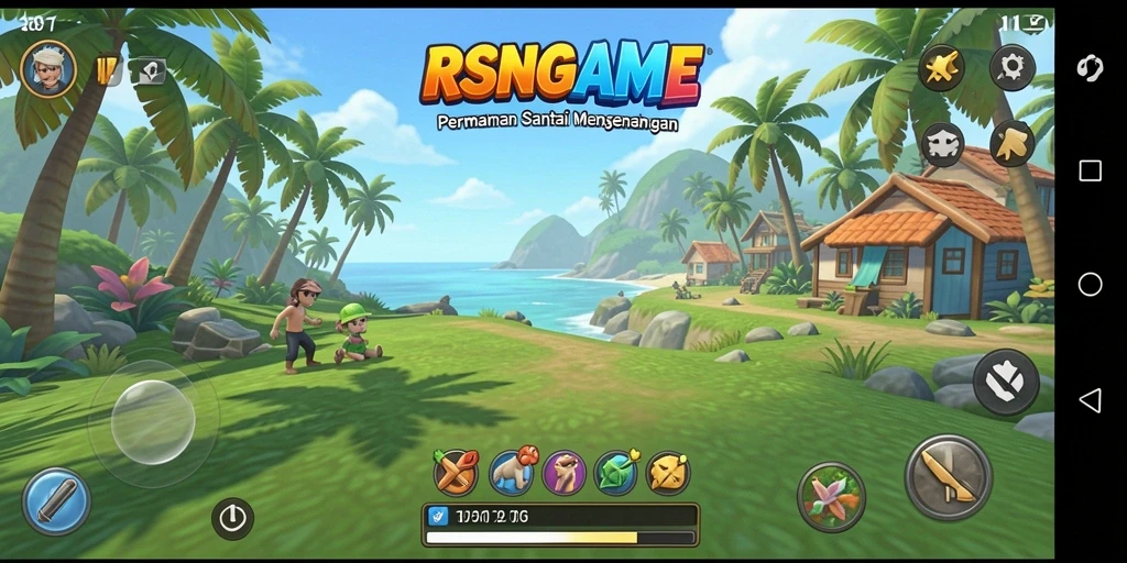 Tangkapan layar RSNGAME menampilkan gameplay yang sederhana dan menyenangkan.