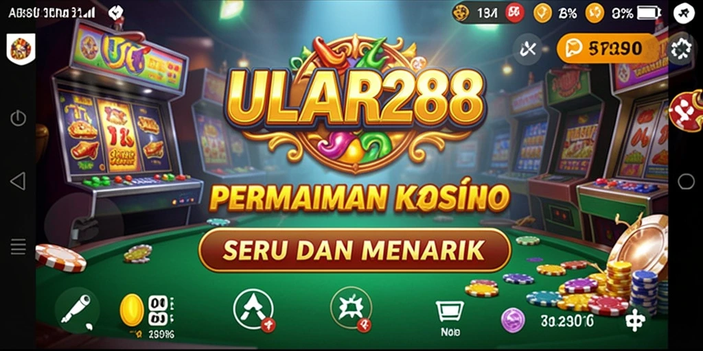 Screenshot ULAR288 menampilkan pengalaman bermain Kasino yang menakjubkan.